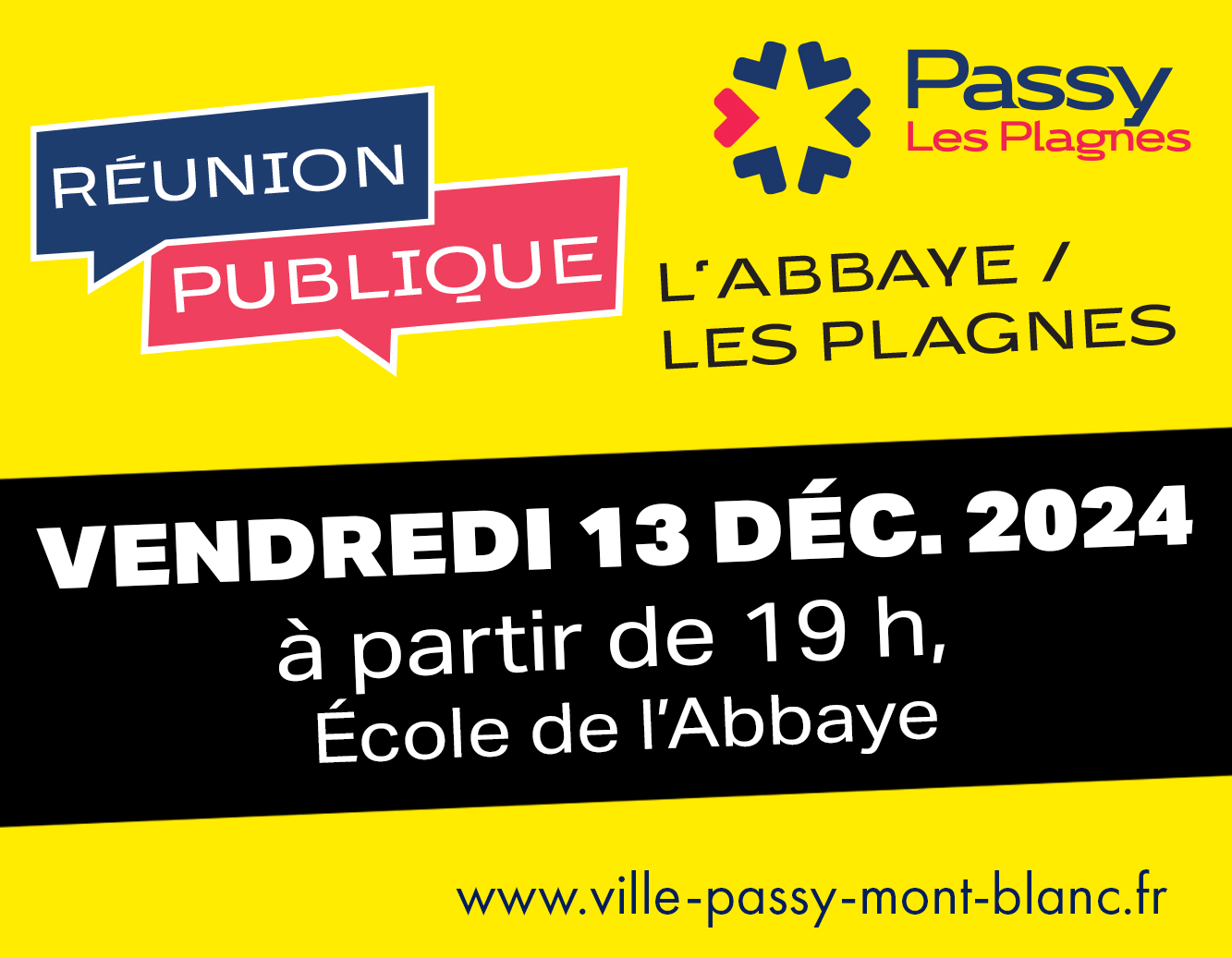 Réunion publique L'abbaye / Les Plagnes