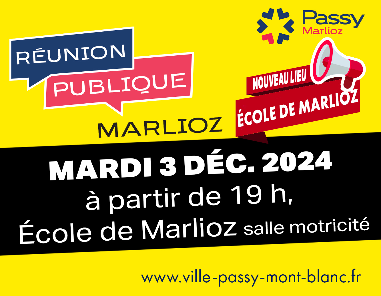 Réunion publique Marlioz