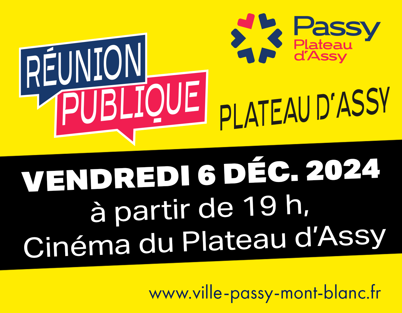 Réunion publique Plateau d'Assy