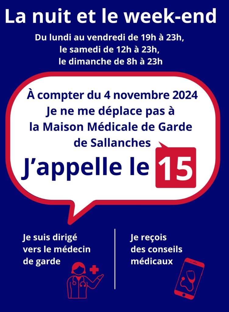 Affiche CPTS Maison médicale de garde