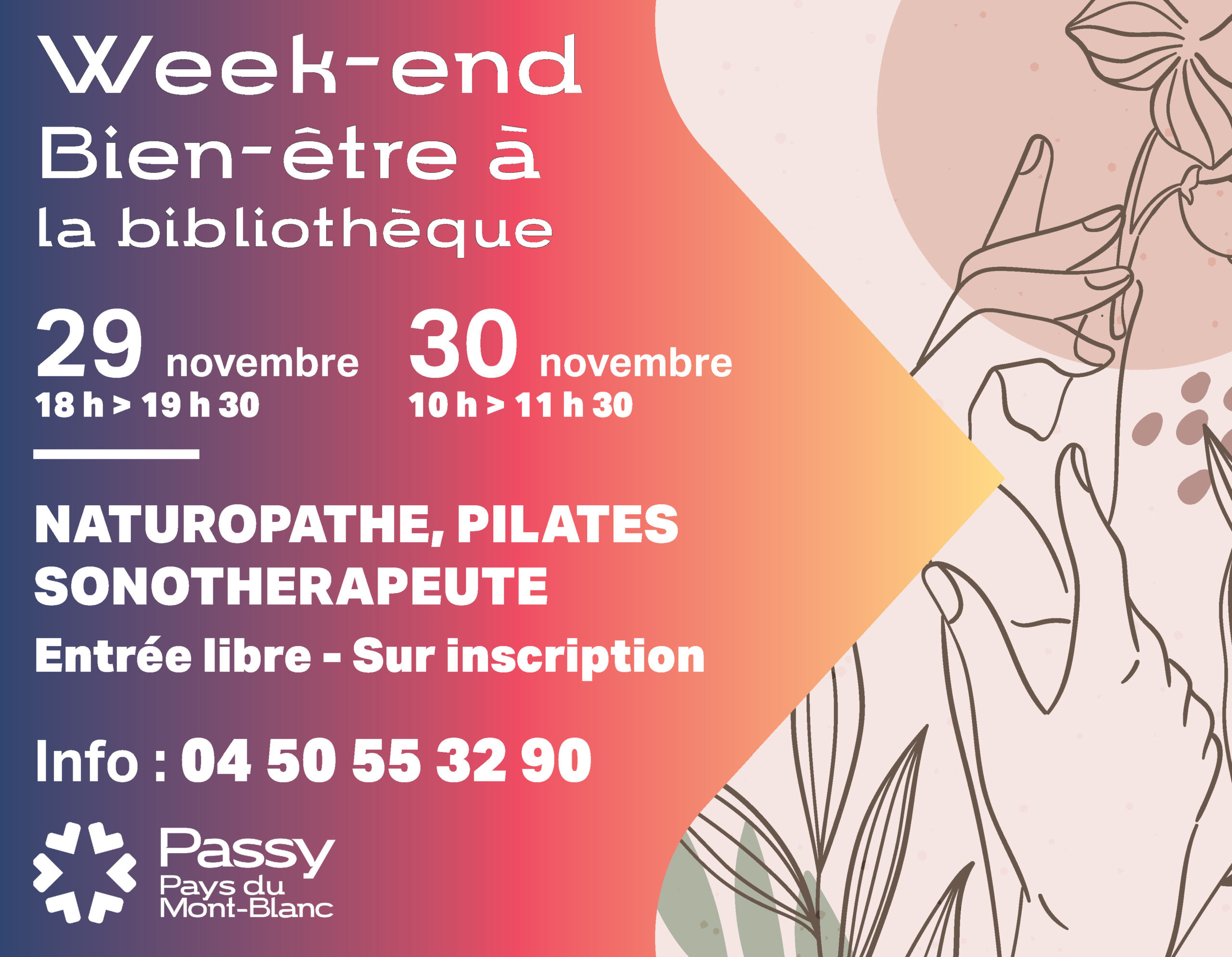 week-end bien-être bibliothèque