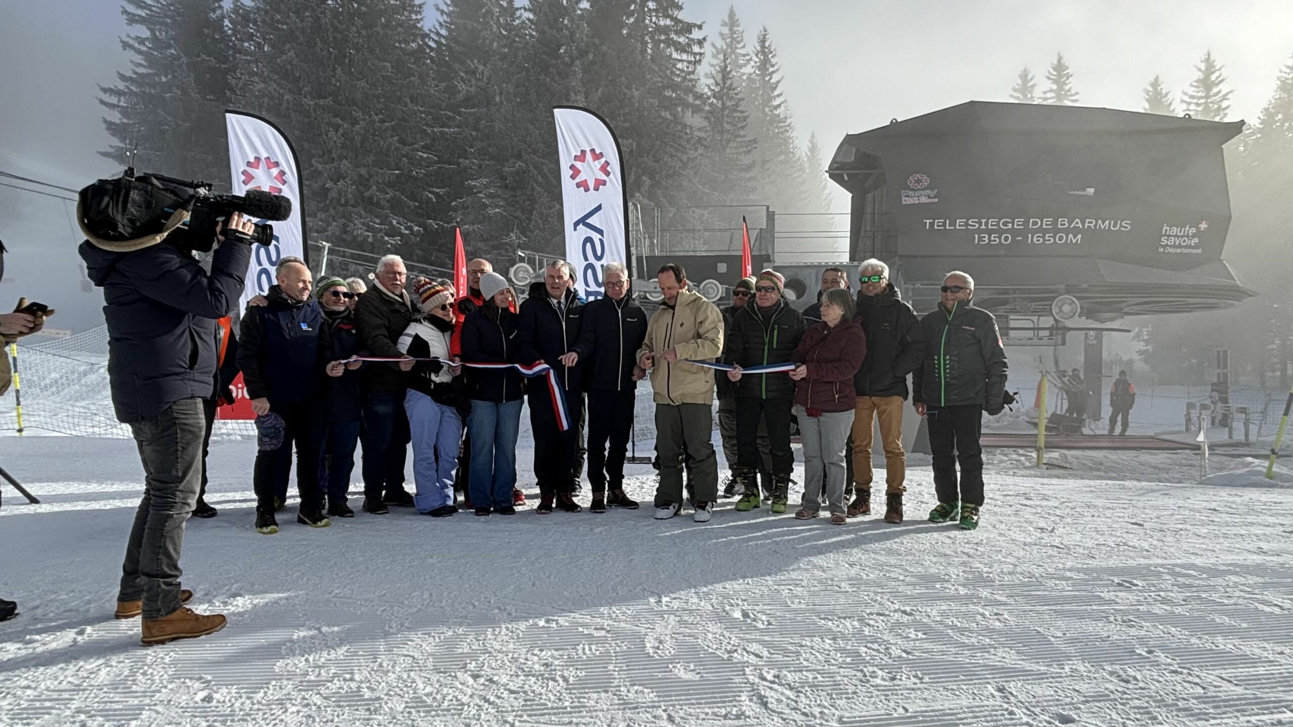 Inauguration télésiège de Barmus Passy Plaine Joux