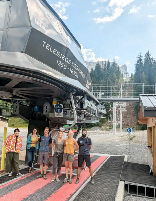 Ouverture télésiège Barmus Passy Plaine-Joux